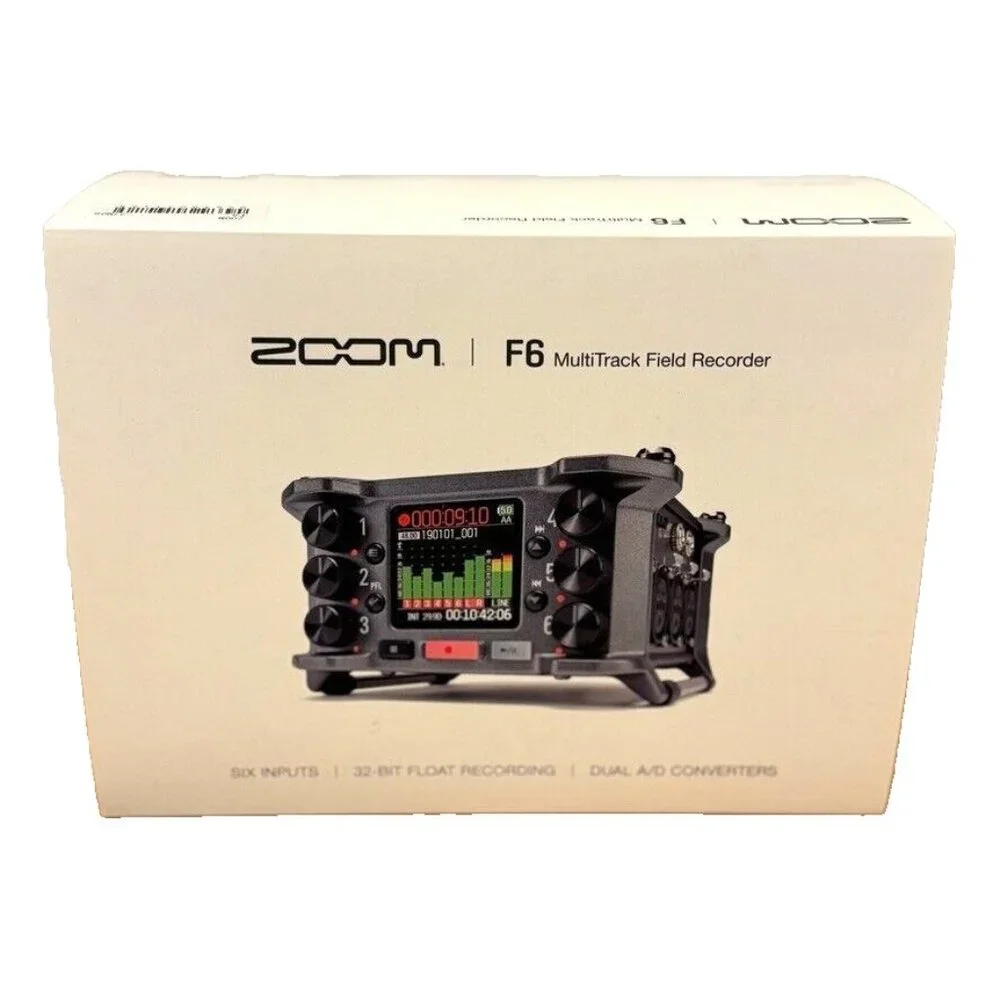 Zoom F6 Multi Track Field Recorder 32-Bit Float Recording Japan New